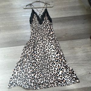 Victoria Secret Leopard Lace Night Gown